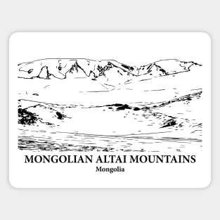 Mongolian Altai Mountains - Mongolia Magnet